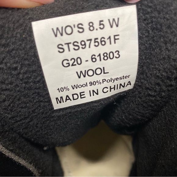 Sperry Saltwater Waterproof Duck Black Boot 8 1/2 W - Picture 12 of 15